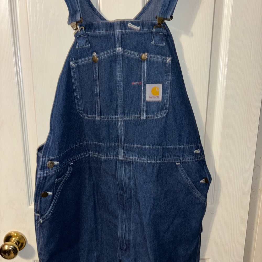 Carhartt Classic Blue Denim Overalls